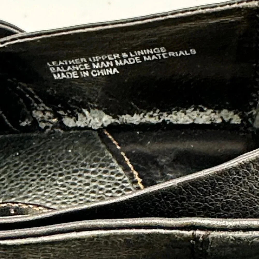 BORN B.O.C. BLACK LEATHER CLOGS, WOMEN'S SIZE 9 - Picture 7 of 13